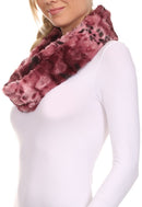Sakkas Abhy Soft Fall Winter Furry Infinity Wrap Scarf