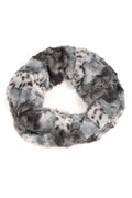 Sakkas Abhy  Soft Fall Winter Furry Infinity Wrap Scarf#color_3-Grey
