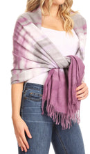 Sakkas Martinna Women's Winter Warm Super Soft and Light Pattern Shawl Scarf Wrap