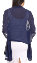 Sakkas Naomi Women Soft Sheer Embellished Chiffon Bridal Wedding Scarf Shawl Wrap