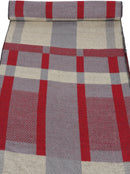 Sakkas Cayla Long Checker Box Lined Design Patterned UniSex Cashmere Feel Scarf
