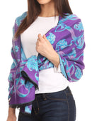 Sakkas Adele Floral Ornate Soft and Warm Pashmina Shawl Scarf Wrap Stole