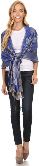 Sakkas Tawny Reversible Butterfly Pashmina/ Shawl/ Wrap/ Stole