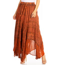 Sakkas Ivy Maiden Boho Skirt#color_Gold