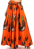 Sakkas Asma Convertible Traditional Wax Print Adjustable Strap Maxi Skirt | Dress#color_1106-Multi