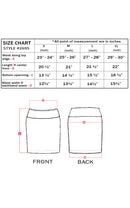 Sakkas Women's Shiny Metallic Liquid High Waist Pencil Skirt