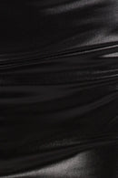 Sakkas Women's Shiny Metallic Liquid Mini Skirt