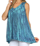 Sakkas Boho Love Sleeveless Blouse