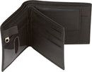 Sakkas Men's Bi-Fold Leather Wallet with 6 Card Slots/2 Coin Pkts with Gift bag