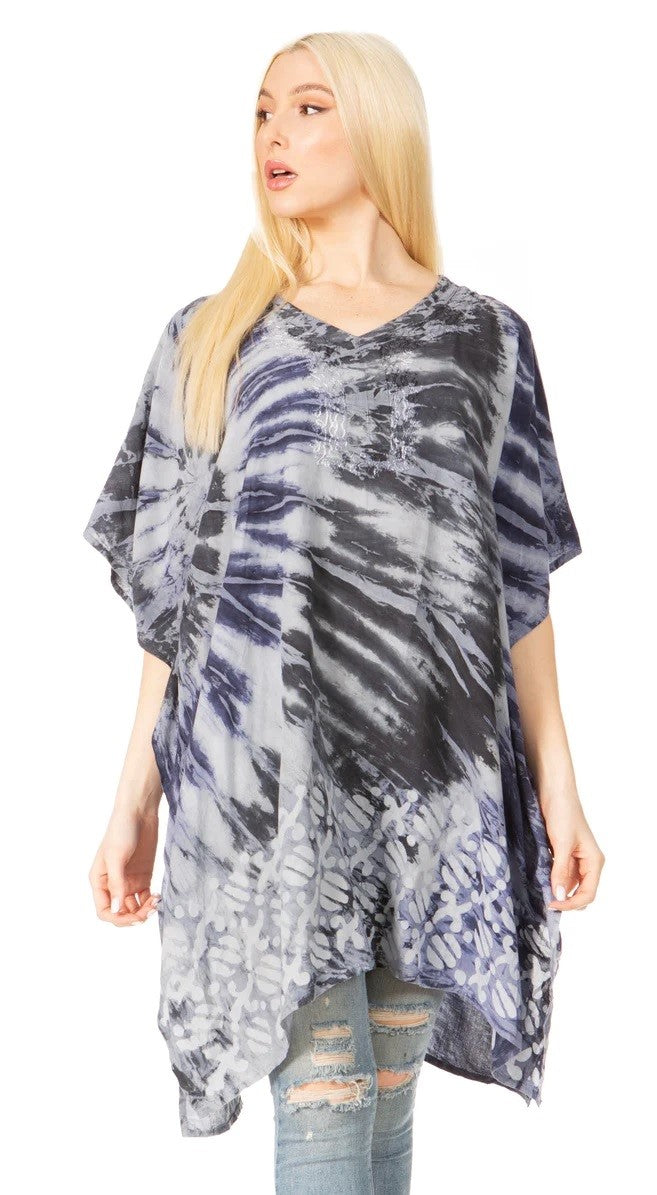 Stay Cool and Chic this Summer with the Sakkas Marcy Women's Caftan Top Tunic Dress
