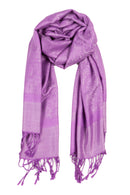 Sakkas Two Tone Vintage Jacquard Paisley Pashmina Shawl Wrap Scarf Stole