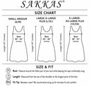 Sakkas Sundara Stonewashed Rayon Embroidered Mid Length Dress