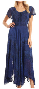 Sakkas Marigold Embroidered Fairy Dress