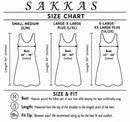 Sakkas Stella Long Tank Top Adjustable Caftan Corset Dress With Embroidery