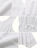 Sakkas Magdilena Stonewashed Corset Front Embroidered Dress