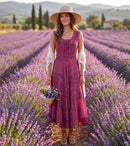 Sakkas Kevina Stonewashed Rayon Embroidered Dress