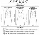 Sakkas Kevina Stonewashed Rayon Embroidered Dress