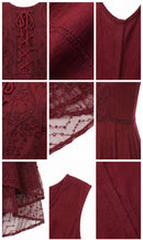 Sakkas Kevina Stonewashed Rayon Embroidered Dress