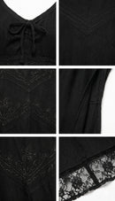 Sakkas Stonewashed Rayon Embroidered Adjustable Spaghetti Straps Long Dress