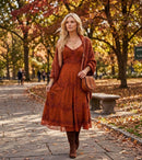 Sakkas Stonewashed Rayon Embroidered Adjustable Spaghetti Straps Long Dress