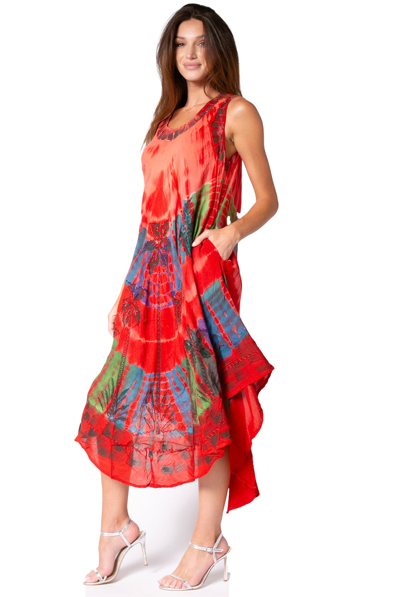 Sakkas Tasanee Caftan Tank Dress / Cover Up