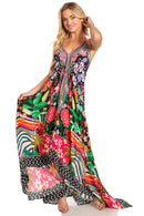 Sakkas Lizi 2025 Womens Maxi High-low Halter Handkerchief Long Dress Beach Party