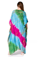 Sakkas Catia Women's Boho Casual Long Maxi Caftan Dress Kaftan Cover-up LougeWear