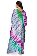 Sakkas Catia Women's Boho Casual Long Maxi Caftan Dress Kaftan Cover-up LougeWear