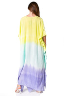 Sakkas Catia Women's Boho Casual Long Maxi Caftan Dress Kaftan Cover-up LougeWear