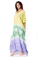 Sakkas Catia Women's Boho Casual Long Maxi Caftan Dress Kaftan Cover-up LougeWear