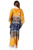 Sakkas Catia Women's Boho Casual Long Maxi Caftan Dress Kaftan Cover-up LougeWear