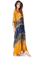 Sakkas Catia Women's Boho Casual Long Maxi Caftan Dress Kaftan Cover-up LougeWear