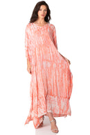 Sakkas Catia Women's Boho Casual Long Maxi Caftan Dress Kaftan Cover-up LougeWear