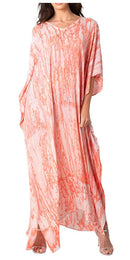 Sakkas Catia Women's Boho Casual Long Maxi Caftan Dress Kaftan Cover-up LougeWear