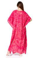 Sakkas Catia Women's Boho Casual Long Maxi Caftan Dress Kaftan Cover-up LougeWear