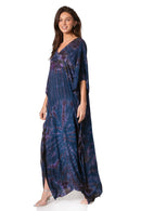 Sakkas Catia Women's Boho Casual Long Maxi Caftan Dress Kaftan Cover-up LougeWear