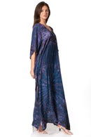Sakkas Catia Women's Boho Casual Long Maxi Caftan Dress Kaftan Cover-up LougeWear