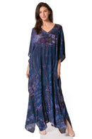 Sakkas Catia Women's Boho Casual Long Maxi Caftan Dress Kaftan Cover-up LougeWear