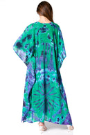 Sakkas Catia Women's Boho Casual Long Maxi Caftan Dress Kaftan Cover-up LougeWear