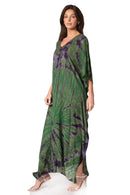 Sakkas Catia Women's Boho Casual Long Maxi Caftan Dress Kaftan Cover-up LougeWear