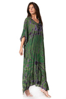 Sakkas Catia Women's Boho Casual Long Maxi Caftan Dress Kaftan Cover-up LougeWear