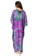 Sakkas Catia Women's Boho Casual Long Maxi Caftan Dress Kaftan Cover-up LougeWear