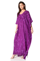 Sakkas Catia Women's Boho Casual Long Maxi Caftan Dress Kaftan Cover-up LougeWear