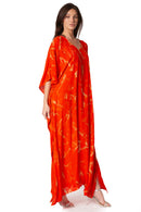 Sakkas Catia Women's Boho Casual Long Maxi Caftan Dress Kaftan Cover-up LougeWear