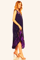 Sakkas Starlight Second Caftan Tank Dress/Cover Up Tie Dye Womens Beach Kaftan
