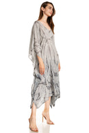 Sakkas Clementine Third Women's Tie Dye Caftan Dress/Cover Up Beach Kaftan Summer