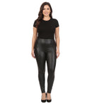 Sakkas Footless Ultra Slim Fit Matte Liquid Wet Look Leggings
