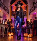 Sakkas Footless Ultra Slim Fit Matte Liquid Wet Look Leggings