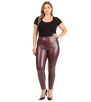 Sakkas Footless Ultra Slim Fit Matte Liquid Wet Look Leggings