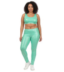 Sakkas Footless Ultra Slim Fit Matte Liquid Wet Look Leggings